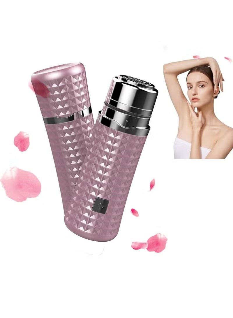 بينكو جهاز إزالة الشعر والحلاقة للمرأة - منتجات إزالة الشعر مع بطارية قابلة لإعادة الشحن للوجه والذراعين والساقين والذراعين والحلاقة الكهربائية غير الألمية للمرأة والسفر المحمول - Image 1